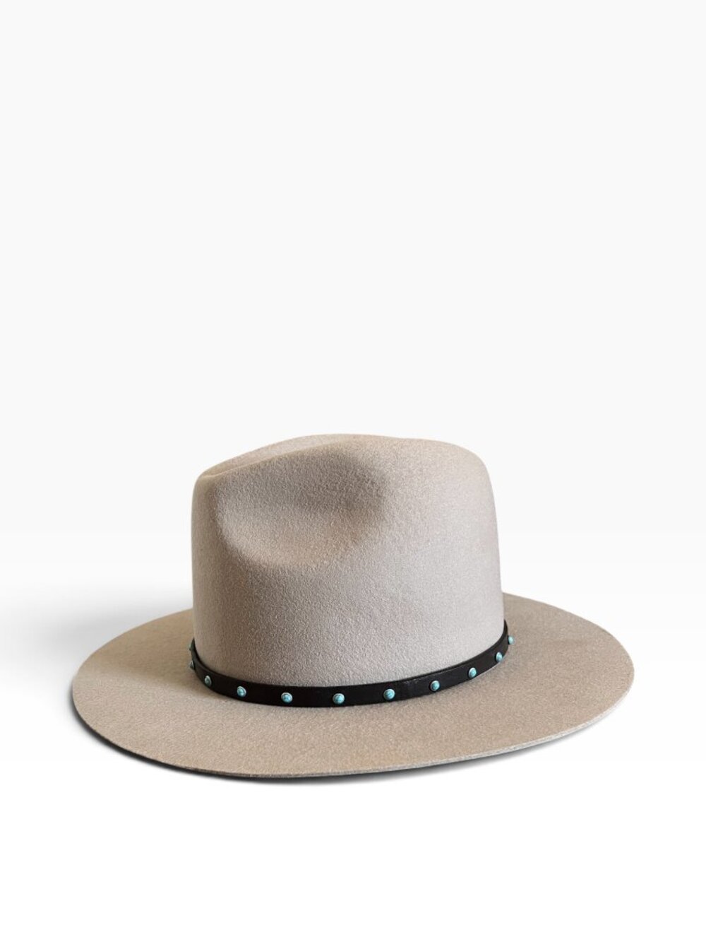 Gigi Pip Australian Wool Billie Western Style Banded Hat In Tan 59 M/L - Picture 4 of 11